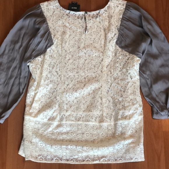 Anthropologie Mauve Lace Top - Picture 12 of 16